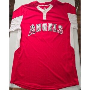 Majestic Los Angeles Angels Cool Base Baseball Jersey‎ Red #5 Men's Medium